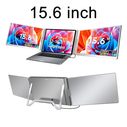 Dual Screen Display Extended Portable Monitor FHD Notebook Sub Screen Triple Screen Extender Compatible with All PC Rospider