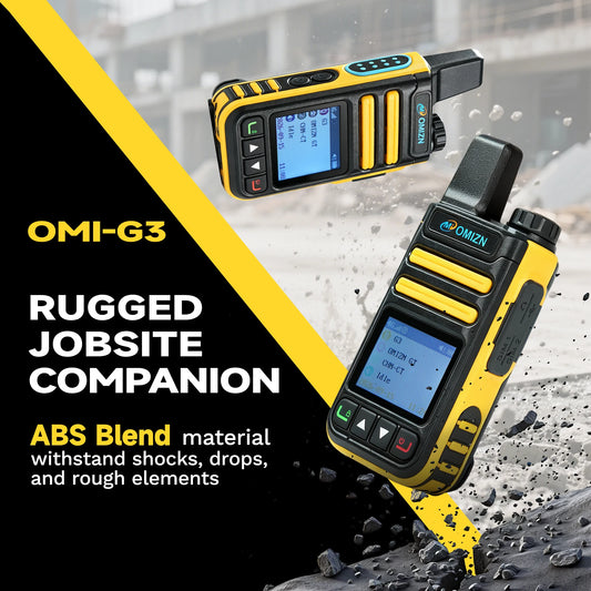 OMIZN Walkie Talkie 4G Global Signal Radio 5000 Km POC Radios Long Range Camping Waterproof IP65 Portable Distance Calling G3