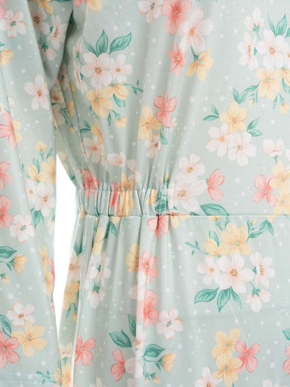Women Special Need Adaptive Clothing Elderly Alzheimer Dementia Back Zipper Anti-Strip Nursing Jumpsuit Homewear Sleepwear