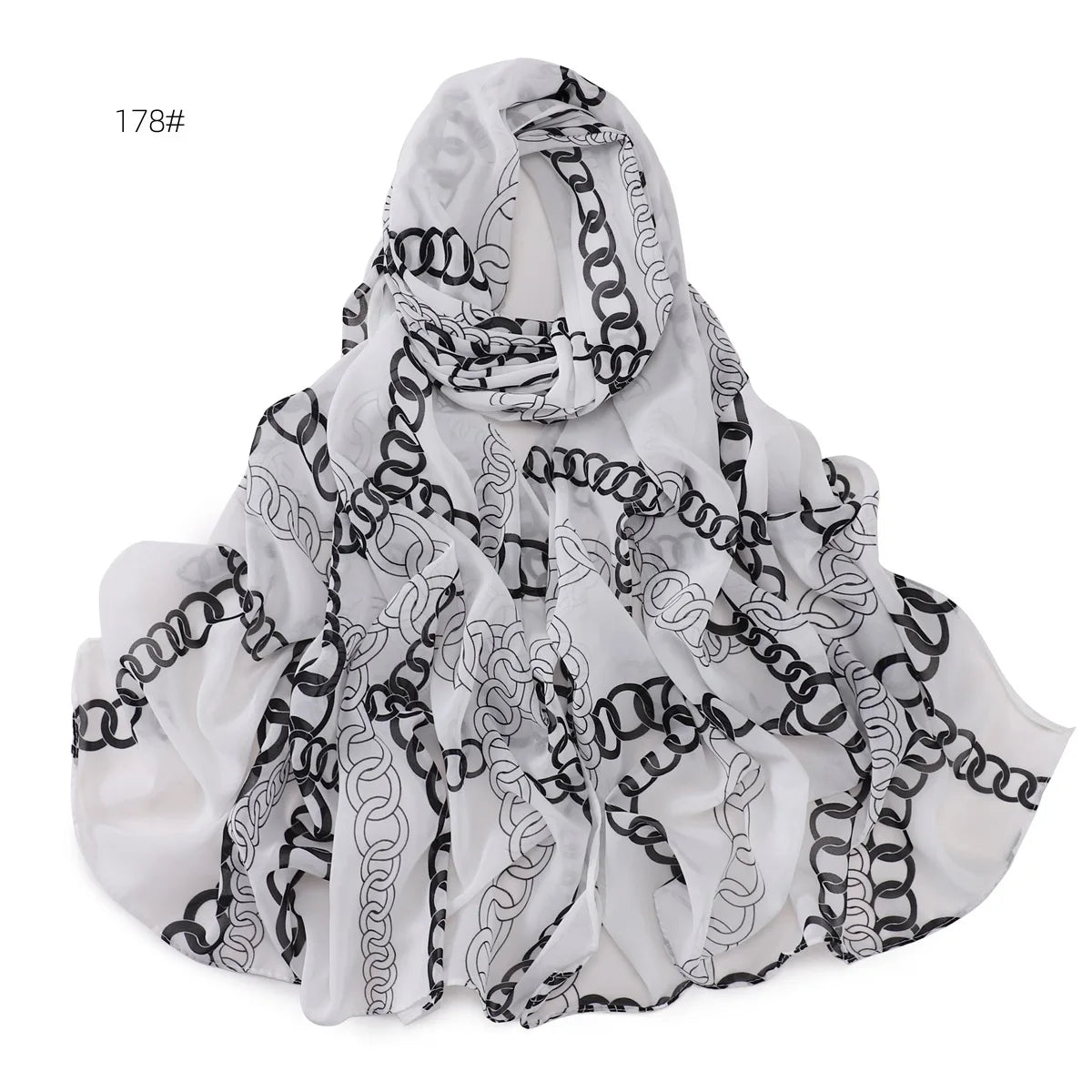 66 Colors Pearl Chiffon Printed Hijab Scarf New Fresh Small Floral Polka Dot Sunscreen Silk Scarf Shawl Turbans for Women Hijabs