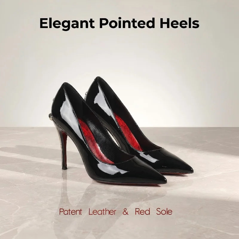 Alionly 2026 New 8CM Thin High Heels Pumps Women Pointed Toe Slip On Shoes Elegant Prom Wedding Stripper Ladies Sandals