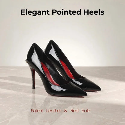 Alionly 2026 New 8CM Thin High Heels Pumps Women Pointed Toe Slip On Shoes Elegant Prom Wedding Stripper Ladies Sandals