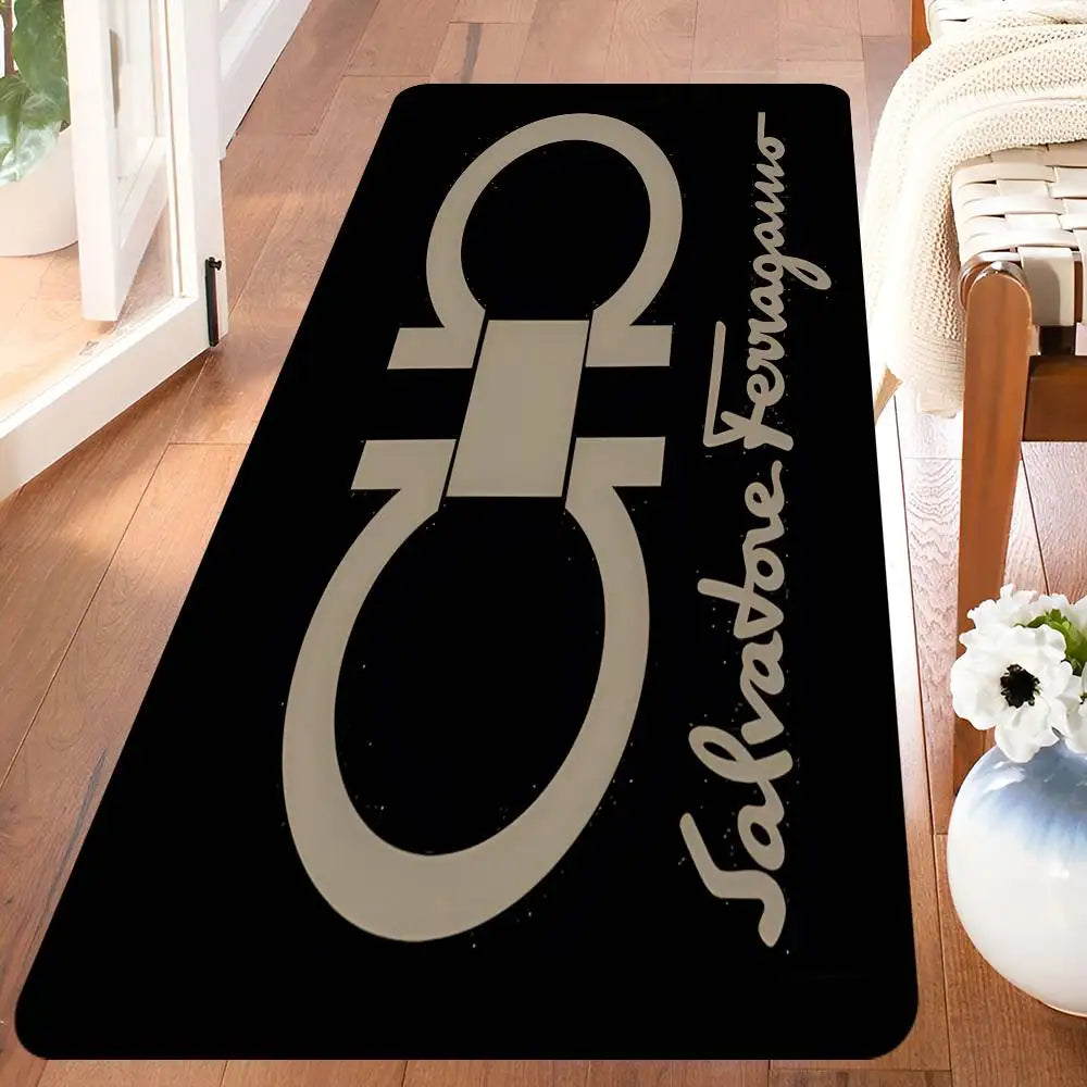 S-Salvatore F-Ferragamo Cartoon Entrance Door Mat Nordic Style Home Doormat Bathroom-Toilet Mats Bedroom Hotel Decor Mat