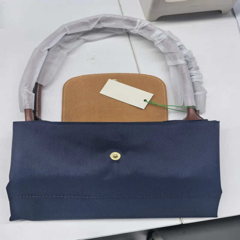 2026Foldable hobos nylon Handbag Bags Classics Lady Tote Bag embroidered Shoulder Bags short and long handles bags FOR women