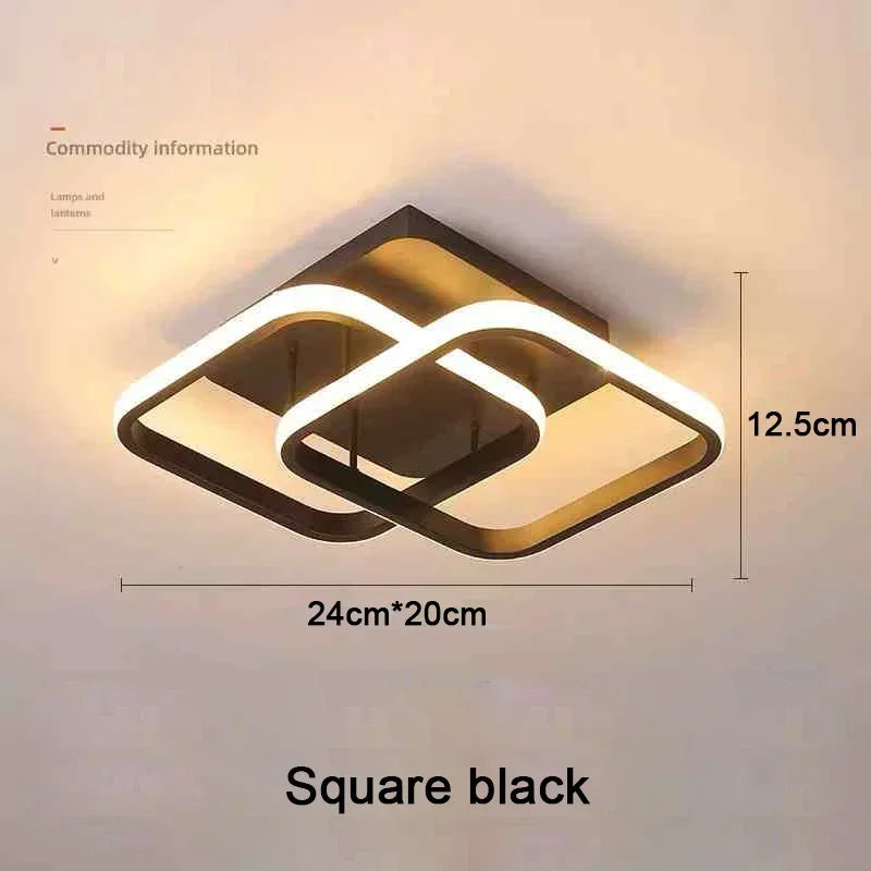 LED Strip Aisle Ceiling Lights Modern Minimalist Living Room Lamps For Balcony Entrance Staircase Home Decor corridor lamp