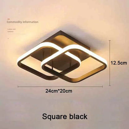LED Strip Aisle Ceiling Lights Modern Minimalist Living Room Lamps For Balcony Entrance Staircase Home Decor corridor lamp