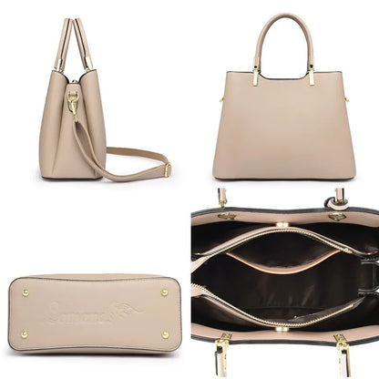 2023 Luxury Women Designer  Shoulder Crossbody  Fashion Ladies Large Capacity Leather Handbag Shopper Brand Messenger Totes