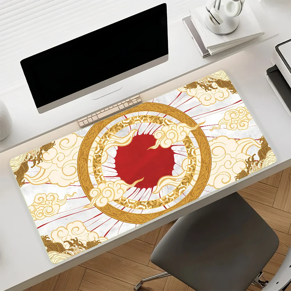 Art Amaterasu Mouse Pad Non-slip Rubber Gamer Balance Computer Mat Decoracion Deskmat Laptop Office Large