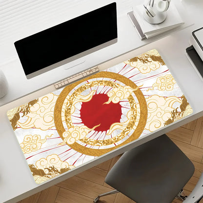 Art Amaterasu Mouse Pad Non-slip Rubber Gamer Balance Computer Mat Decoracion Deskmat Laptop Office Large