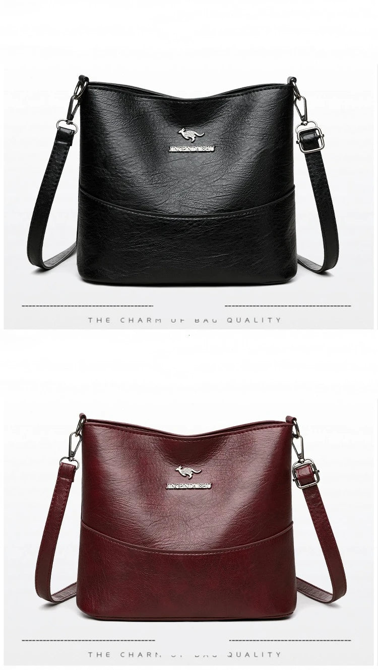 Genuine Brand PU Leather Sac Luxury Handbags Women Bags Designer Shoulder Crossbody Hand Bags for Women 2026 Purses and Handbags