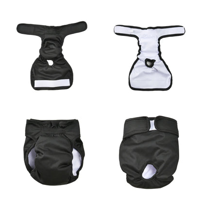 Reusable Female Dog Diapers Pet Physiological Pants Breathable Puppy Sanitary Panties Washable Pets Shorts for Small Medium Dogs