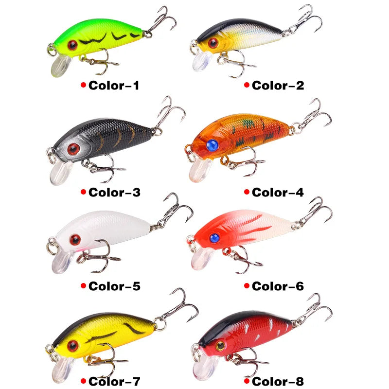 Cross-border Luya bait simulation bait 5cm/4.2g Mino rock simulation hard bait fake bait sea fishing freshwater, fishing gear