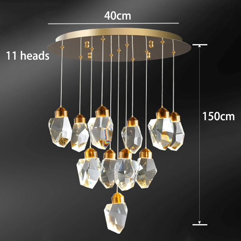 Living room decoration salon bedroom decor dining room Pendant lamp led lights for room indoor Chandelier lighting Chandeliers