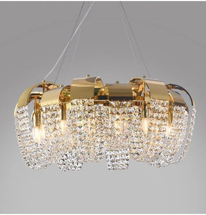 2025 New Home DecorationPendant Lights Luxury Crystal Living Room Chandelier Bedroom Pendant Lamp Ceiling Light  Indoor Lighting