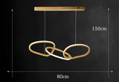 Modern Home Decor LED Lights Pendant Light Lamps for Living Room Ceiling Chandelier Chandeliers for Dining Room Indoor Lighting
