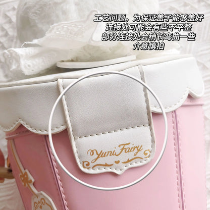 Japanese Original Lolita Cartoon Cute Rabbit Plush Shoulder Bag Sweet Kawaii Jk Uniform Oblique Span Bag