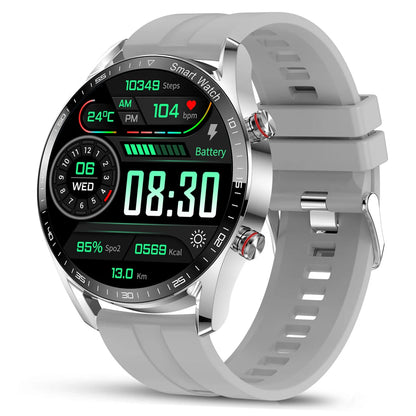 2025 New Business Smart Watch Men Bluetooth Call 1.53-inch AMOLED HD Display Multi-Sport Modes Heart Rate Monitor Smartwatch Man