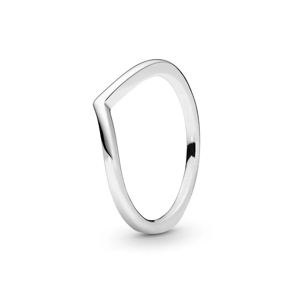 New 925 Sterling Silver Rings Stackable Infinite Silver shining Zircon Ring For Women Wedding Anniversary Birthday Jewelry Gift
