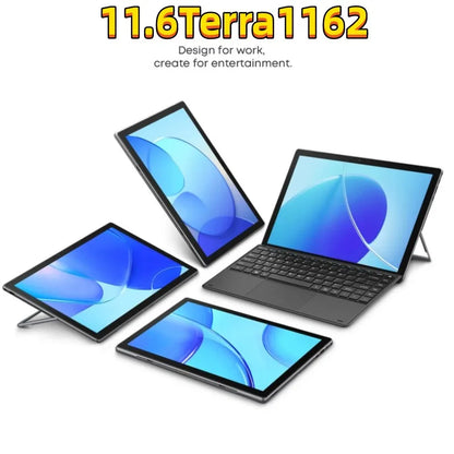 64-bits 11.6” Windows 11 Type C Tablet 8GB RAM 512GB ROM Intel Celeron N4100 CPU 1920x1080IPS Screen WIFI HD-MI