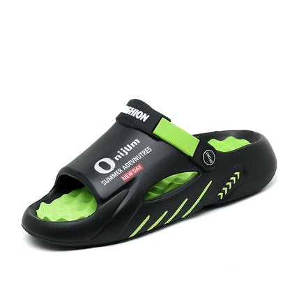 Men Sandals New Summer EVA Soft-soled Platform Slides Slippers Indoor Outdoor Walking Beach Shoes Flip Flops Mens Shoes