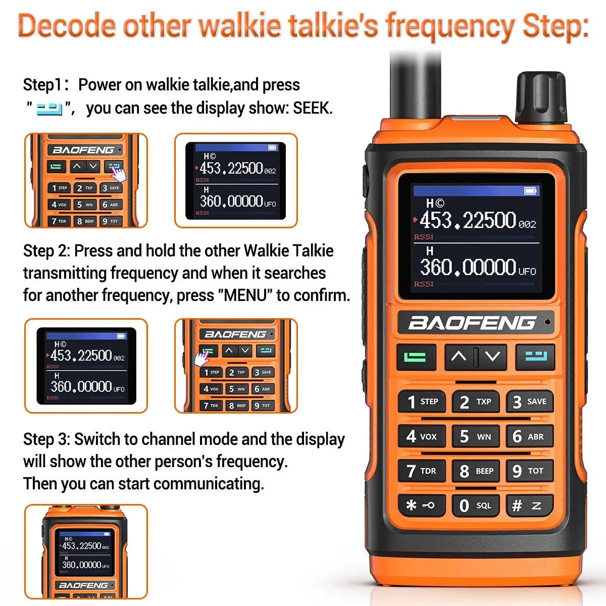 Baofeng UV-17pro Max Air Band Walkie Talkie Draadloze Kopieerfrequentie Lange Afstand Type-C Noaa Am Draagbare UV-5R  Ham Tweewe