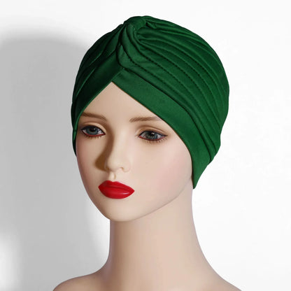 Women's Elastic Pullover Yoga Hat Watermelon Headscarf Hat Indian Headwrap Middle Eastern Muslim Hat