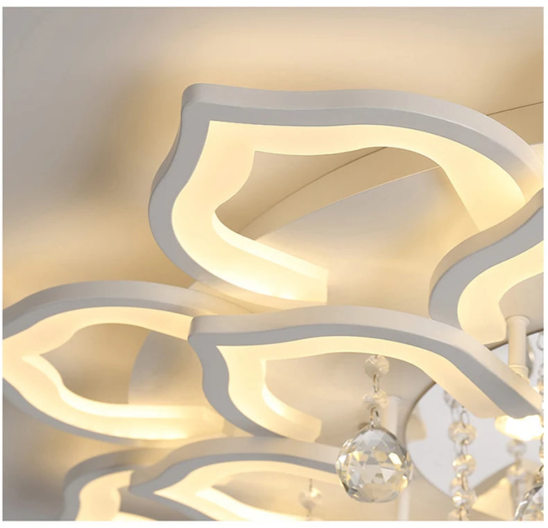 Modern Crystal Chandelier Ceiling Chandeliers For Living Room Lamp Bedroom Kitchen Lustre Indoor Lighting LED Fixtures Lights