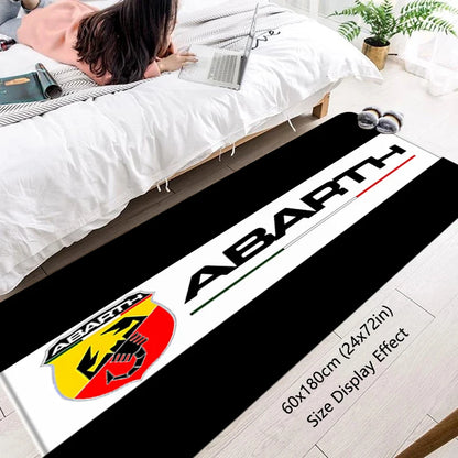 House Entrance Doormat Abarth Car Boot Hallway Carpet Living Room Rugs Foot Carpets Bathroom Rug Floor Mats Non-slip Home Decor