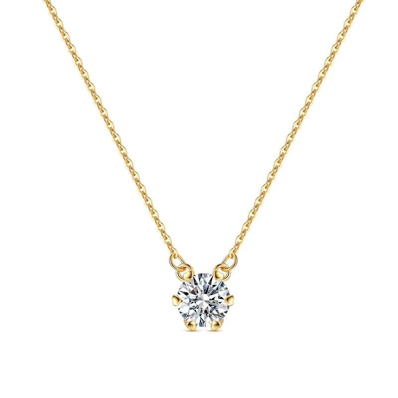 Luxury Necklace 925 Silver Original Sterling Zircon Dragonfly Butterfly Firefly Star Moon Chain Link For Women Wedding Jewelry