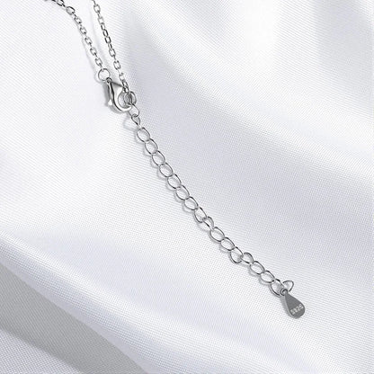 Smyoue 1-3CT Solitaire Moissanite Necklace for Women Emerald Cut Lab Diamond Wedding Female Necklace 925 Sterling Silver Jewelry