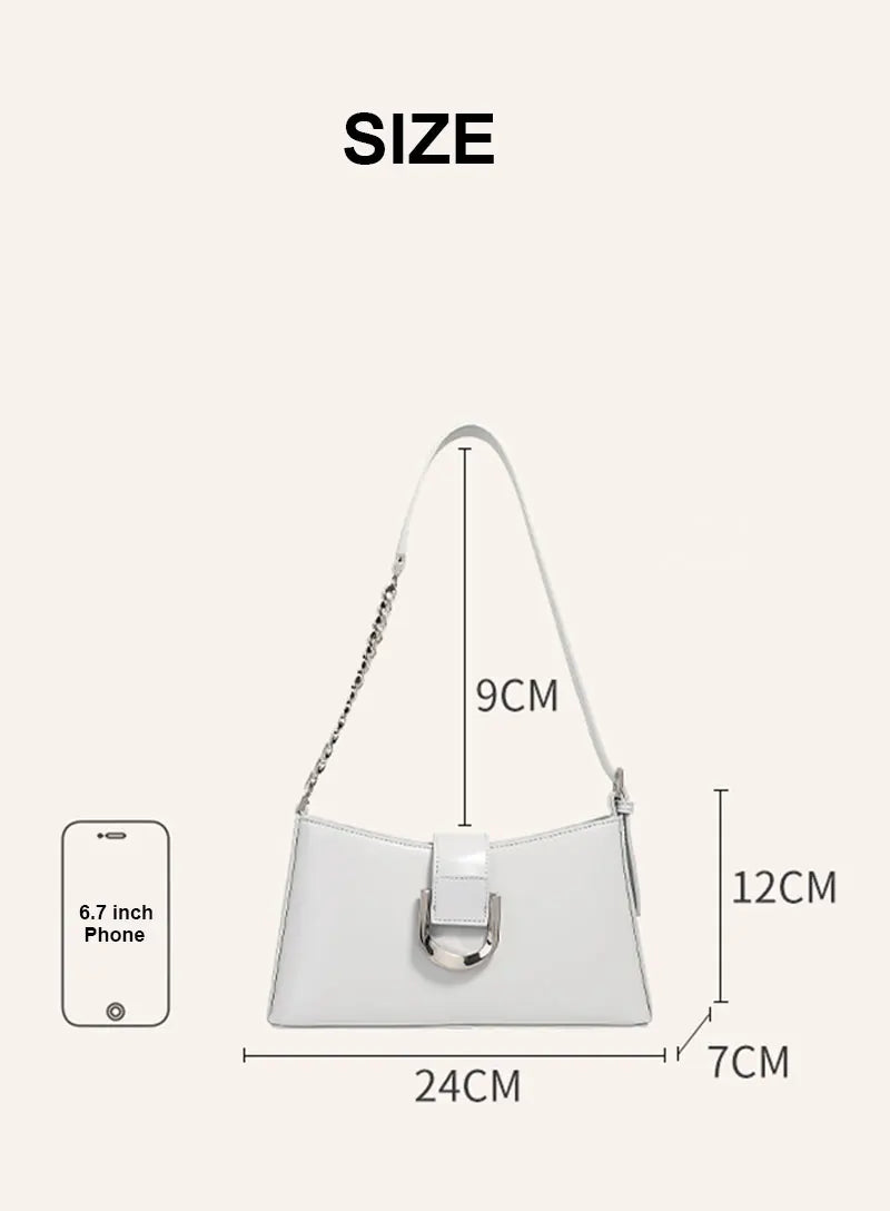 Genuine Leather Women's Bag Luxury Designer Adjustable Shoulder Bags Classic Crossbody Chain Bag Cowhide Fashion Handbags 2979