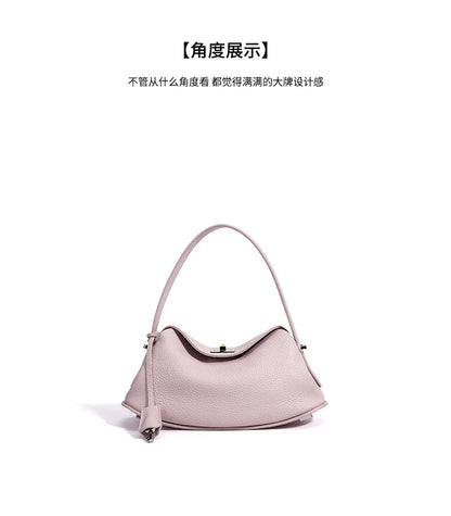 Genuine Grade Women's Leather Handbag Luxury Deisgner Brand Ladies Small Shoulder Crossbody Purses Bags for Woman Tote 2026 New