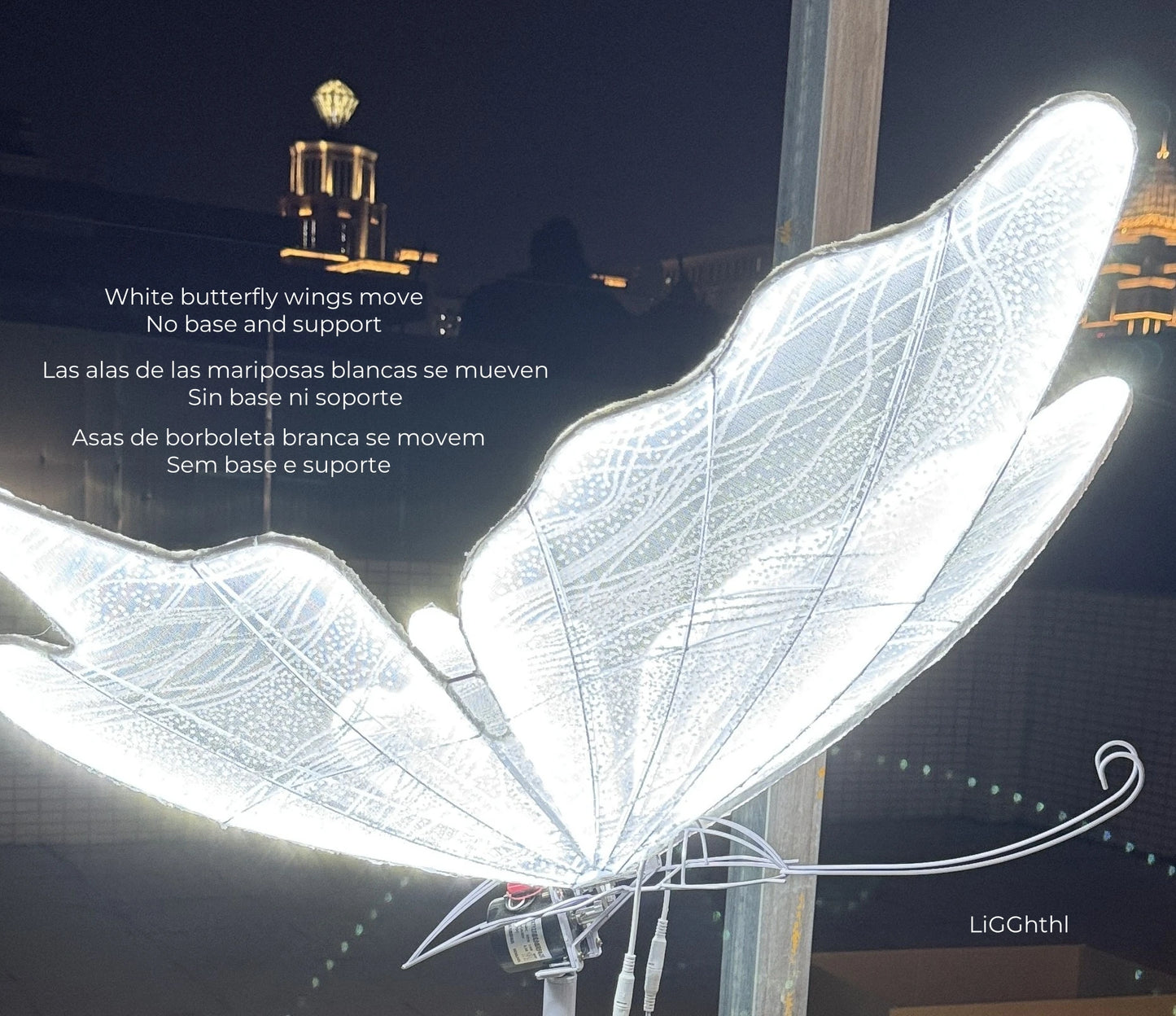 Wedding Light Decorations Butterfly Movement Modern Gold Romantic Butterfly LED Lights for Home Party Holiday Decor Lighting