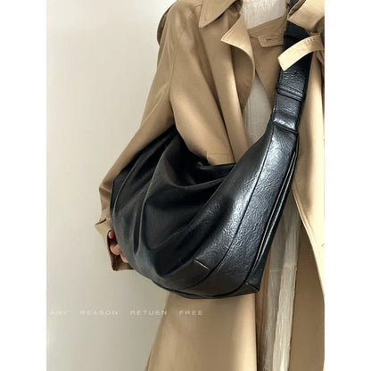 CGCBAG 2025 New Fashion Luxury Designer Tote Bag Simple Solid Commuting Original Brand Handbags Women Soft Leather Shoulder Bag