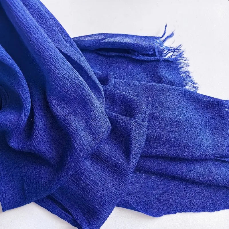 60 Color Cotton Crepe Shawl Headwraps Fashion Scarf Hijab For Women Veil Muslim Islam Hijab Cap Scarf For Muslim Shawl 200*90CM