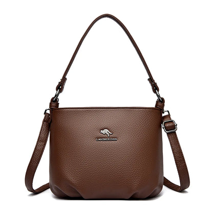 Luxury Shoulder Bags for Women 2026 New Designer Soft Leather Crossbody Bags Casual Messenger Sac Women Bag Purses and Hangbags
