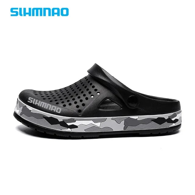 2025 Summer Outdoor Beach Casual Sandals, Lightweight and Breathable Household Shoes, Anti Slip and Breathable Fishing Slippers