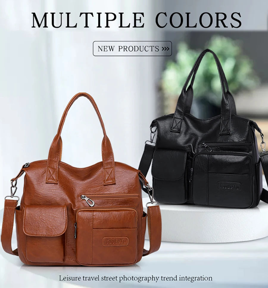Luxury Designer Handbags Women Purses And Handbags Retro Shoulder Bags High Quality Leather Crossbody Bags for Women 2024 Sac