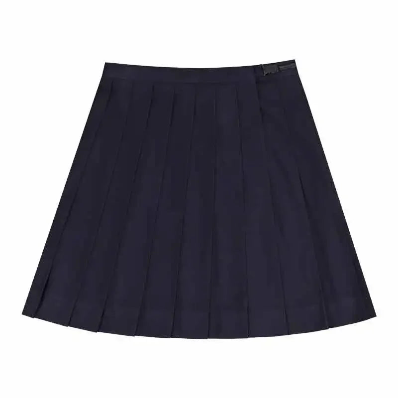 Japanese school uniform girls S-8XL plus size Jk suit white two black three basic sailor uniform women long sleeve suit