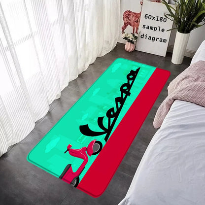 House Entrance Doormat Motorcycle Hallway Carpet Living Room Rugs V-Vespas Foot Carpets Bath Rug Floor Mats Non-slip Home Decor