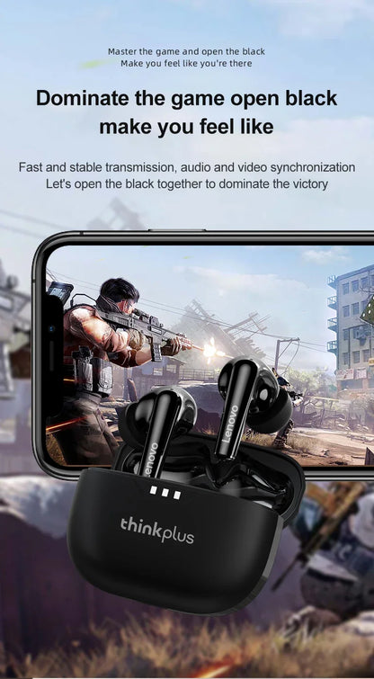 Original Lenovo Lp3 Pro TWS Earphones Wireless Bluetooth 5.3 Earbuds HIFI Sound Noise Reduction HD Call Low Latency Headphones