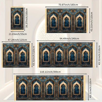 VIKAMA Islamic prayer mat in light luxury style for home use Muslim home prayer mat Ramadan High-End Decorative Floor Mat