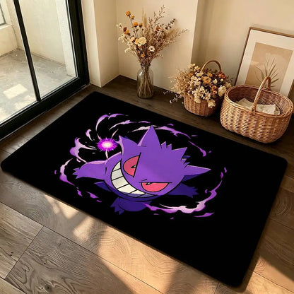 Anime Cute G-Gengar Carpet Bathroom Anti-slip Mat Door Mat Home Decoration Mat Entrance Door Mat Scratch-resistant Door Mat