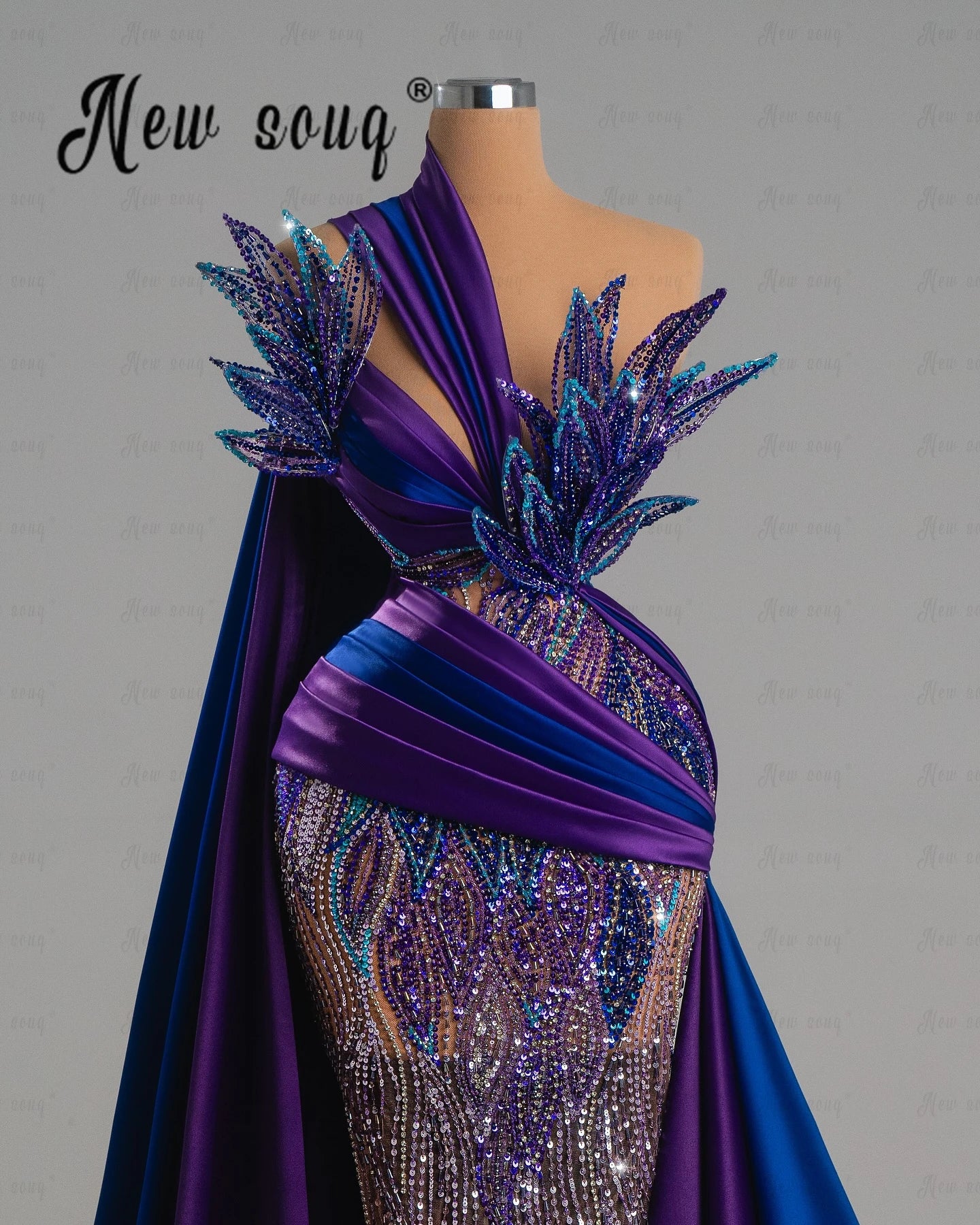 2025 Elegant 3D Lace Evening Dresses Long Cape Sleeve Mermaid Customized Women Prom Gowns Beaded Formal Party Vestidos De Noches
