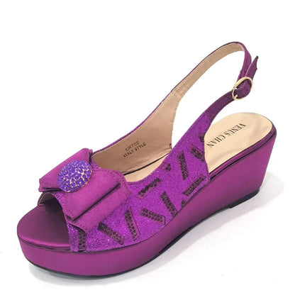 Sandals Woman Summer 2024 New Arrival Specially Designed Black African Women's Round Toe High Heels Suitable for Wedding Party