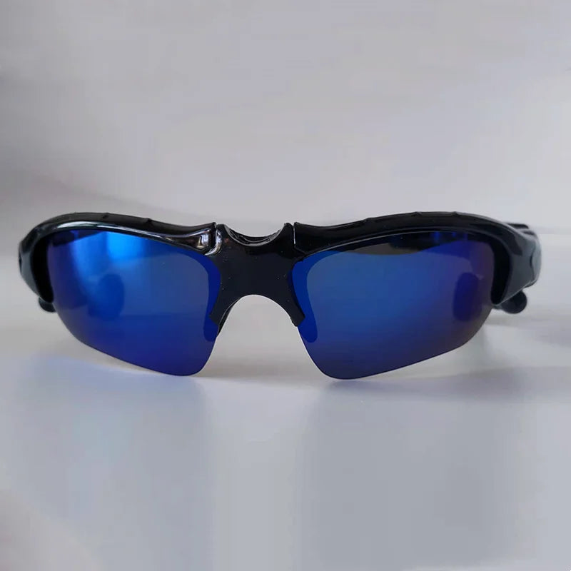 Stereo Earphones Wireless Headset with Mic Polarized Glasses Sunglasses for Driving Cycling Sports Noise Reduction Headphones