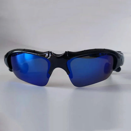 Stereo Earphones Wireless Headset with Mic Polarized Glasses Sunglasses for Driving Cycling Sports Noise Reduction Headphones