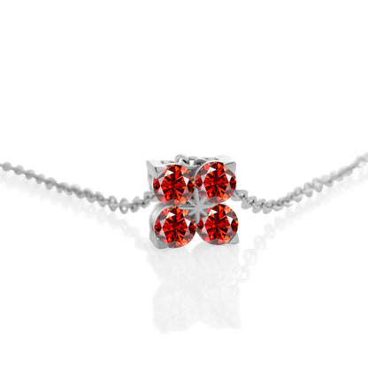 TY D VVS1 Moissanite Pandent Necklace GRA Certified 0.4ct Lab Diamond S925 Sterling Silver Dainty Necklaces For Women Minimalist