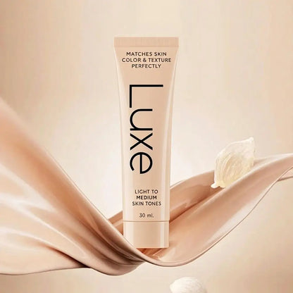 Korean Luxe Color-Adjusting Liquid Foundation Natural Matte Moisturizing Concealer Long Lasting Full Coverage Base Makeup