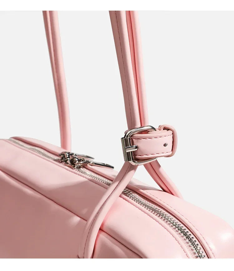 Fashion Solid Large Capacity Shoulder Bags Interior Compartment Soft 2026 High Quality Bags for Women Zipper Pu Women's Handbags